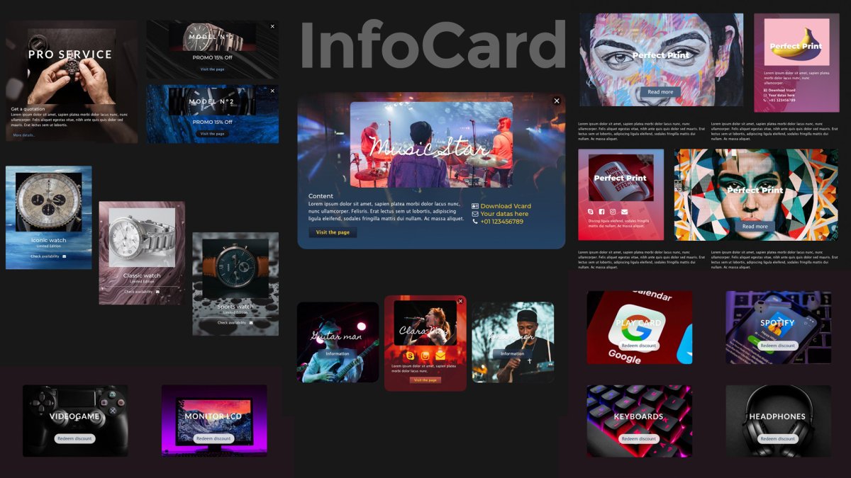 InfoCard Stacks Addon by MultiThemes